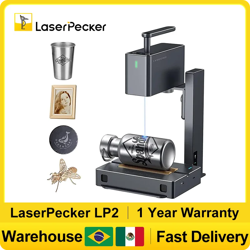 Industrial Laser Etching Machine - LASERPECKER Handheld Laser Engraver Portable Powerful