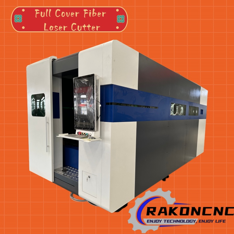 Industrial Laser Cutter For Metal - Super Powerful Industrial Machines Full Enclosed