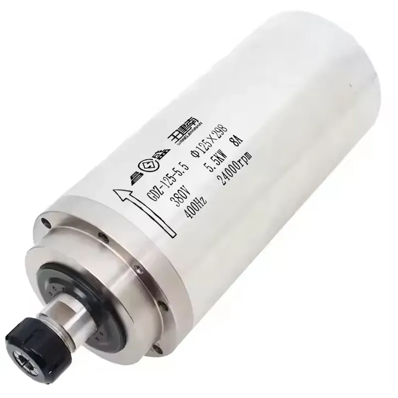 Cnc Spindle Motor - GDZ-125-5.5 12A 220V 24000rpm Stone Carving