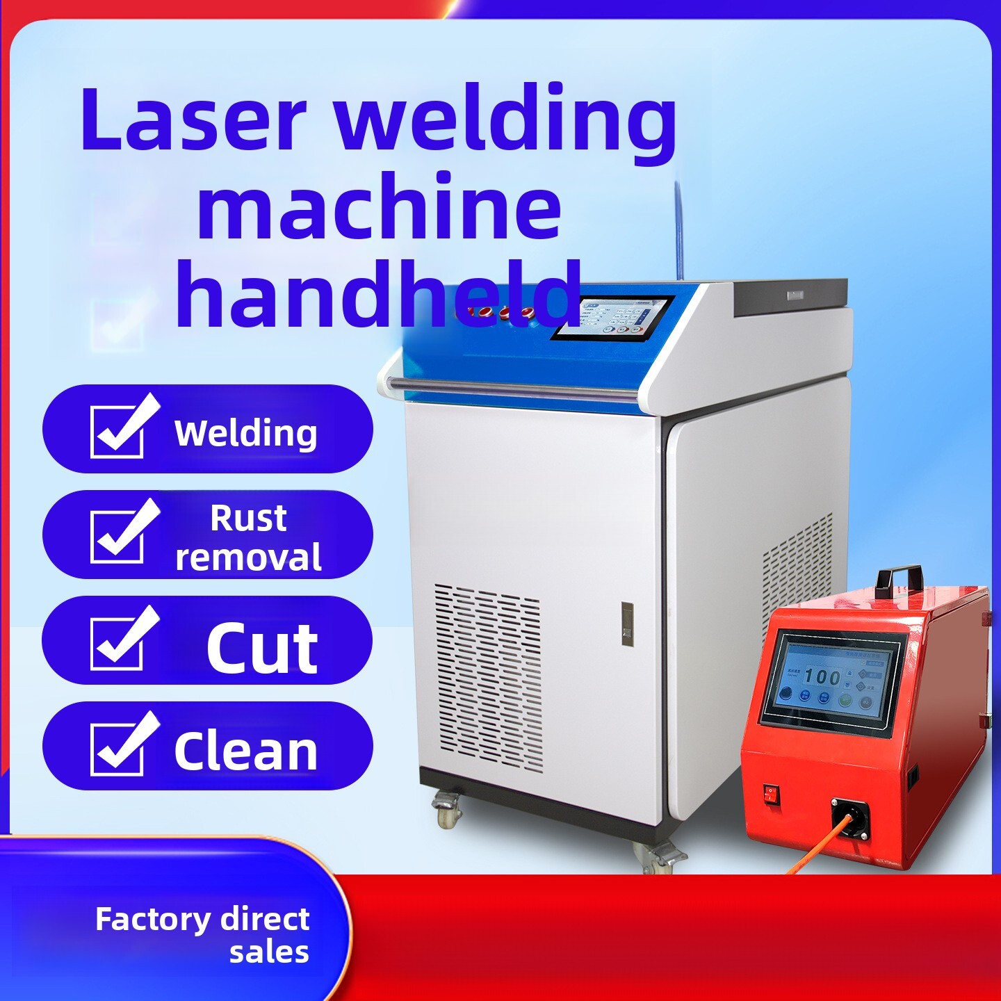 Handheld Industrial Fully Auto - Industrial Laser Rust Remover review and price