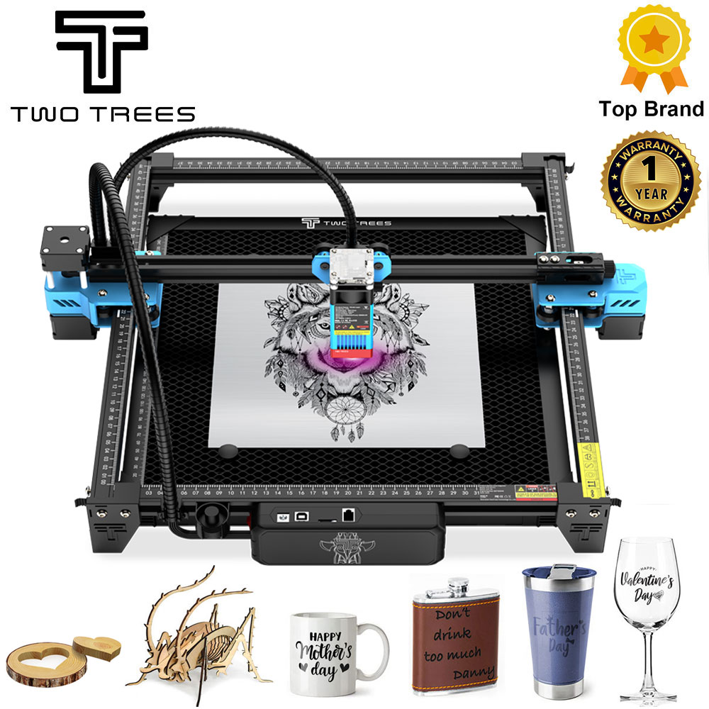 TwoTrees TTS-55 Pro Laser Engr - Industrial Laser Etching Machine review and price
