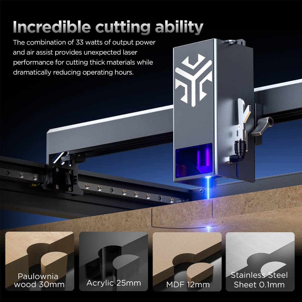 ACMER P2 33W Lasers Engraver W - Industrial Laser Engraver For Wood review and price