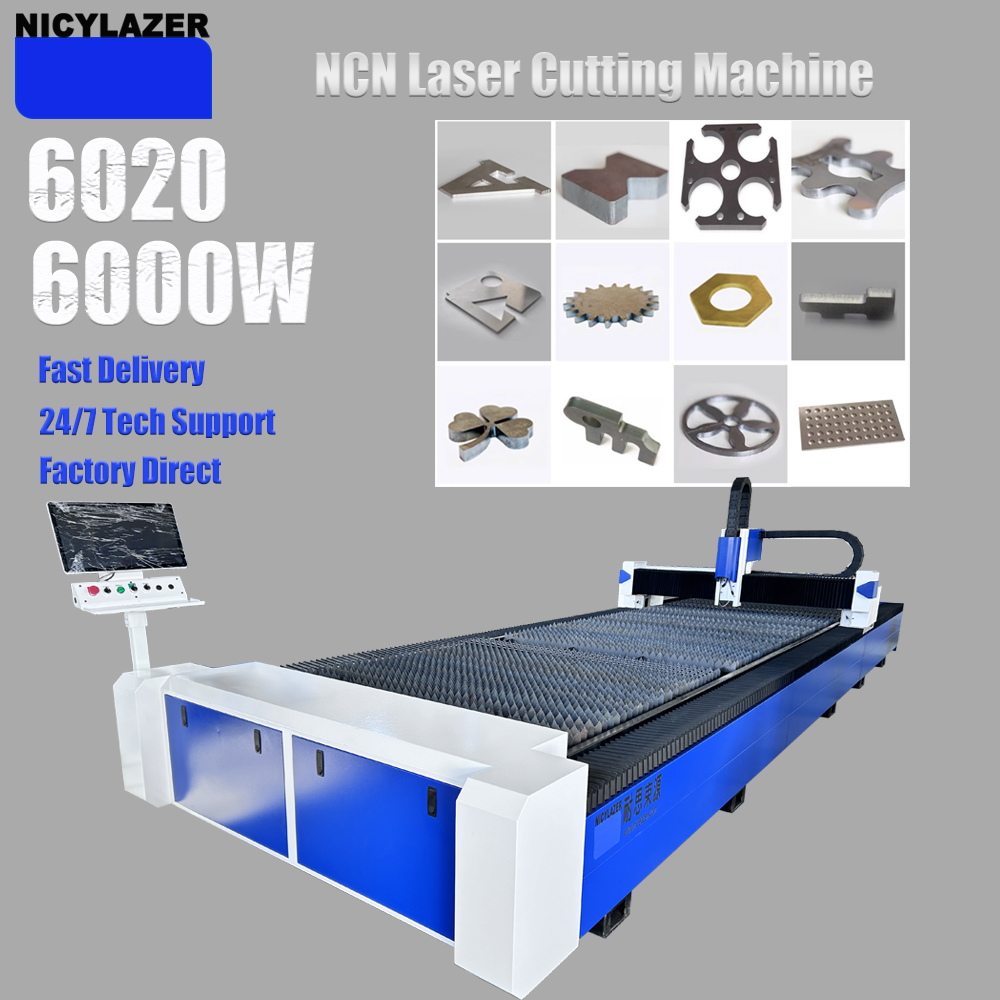 CNC 6000W 6020 Fiber Laser Cut - Industrial Laser Cutter For Metal review and price