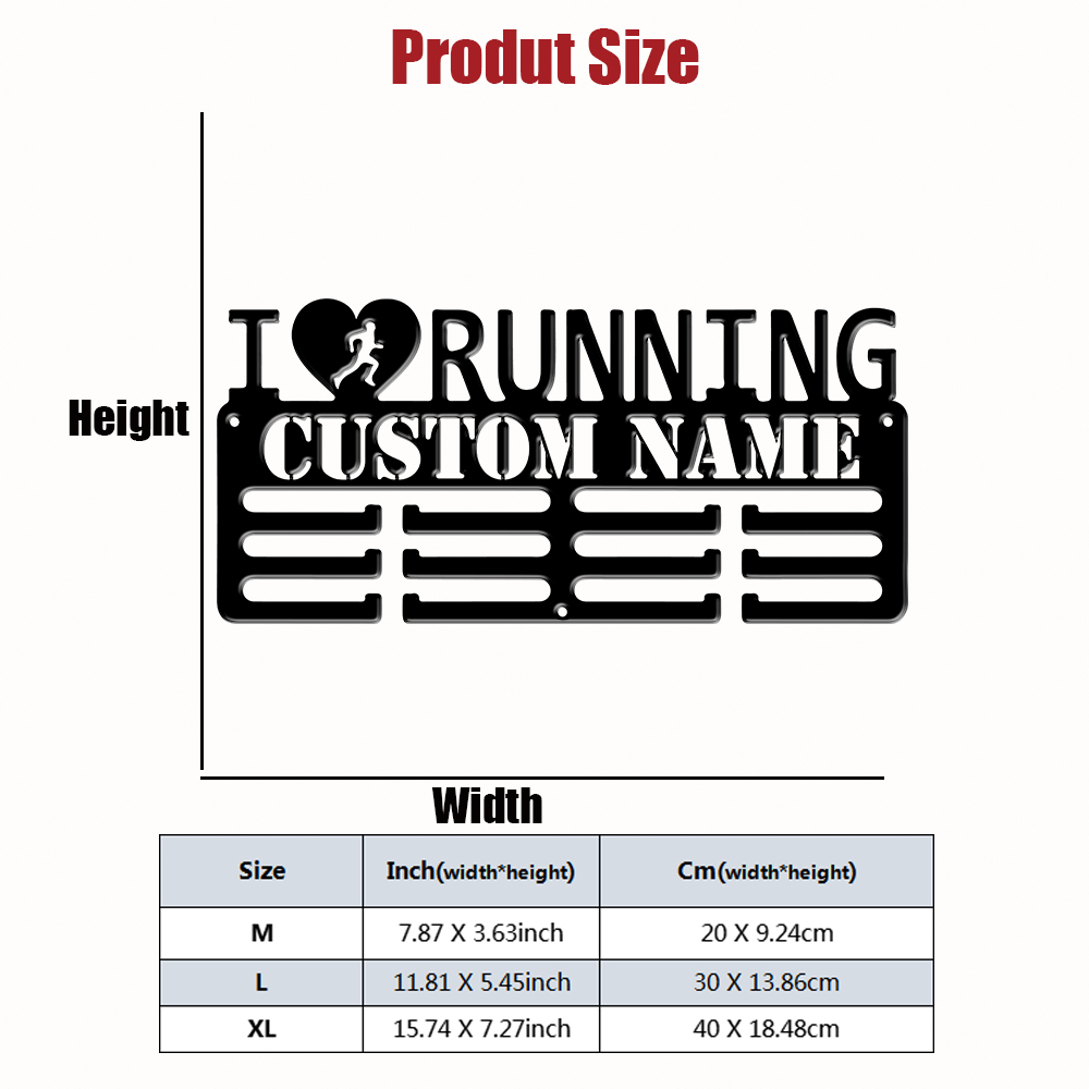 Custom I Love Running Metal Me - Industrial Laser Power review and price